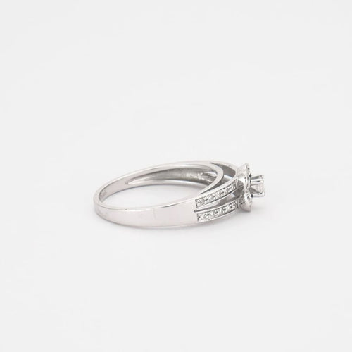 Bague 49 Mauboussin Chance of Love n°1 - Bague en or blanc 18 carats et diamants 58 Facettes LO0147878