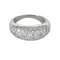 Bague 50.5 Bague jonc en or blanc 18K sertie de diamants (env. 2 ct) 58 Facettes EVR2882