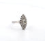 Bague 58 Bague en or blanc 18 kt avec diamants 58 Facettes 1831 G 161 25