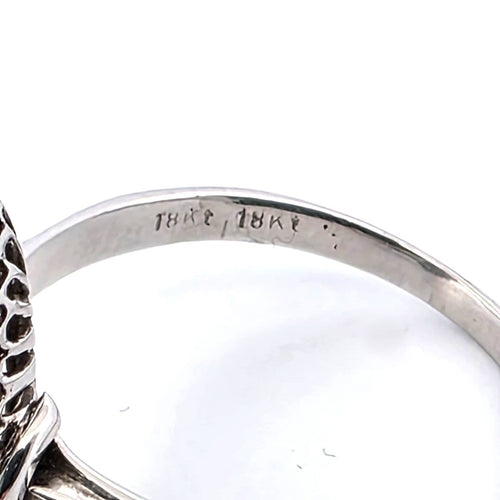 Bague 58 Bague en or blanc 18 kt avec diamants 58 Facettes 1831 G 161 25