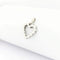 Pendentif Pendentif cœur en or blanc 18 carats et diamants 58 Facettes 29793