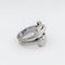 Bague 53 Boucheron Déchaînée - Bague motif carré en or blanc 18 carats 58 Facettes 33377