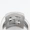 Bague 53 Boucheron Déchaînée - Bague motif carré en or blanc 18 carats 58 Facettes 33377