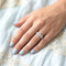 Bague 55 Bague - Alliance en or deux tons 18 carats et diamants 58 Facettes 1770