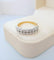 Bague 55 Bague - Alliance en or deux tons 18 carats et diamants 58 Facettes 1770