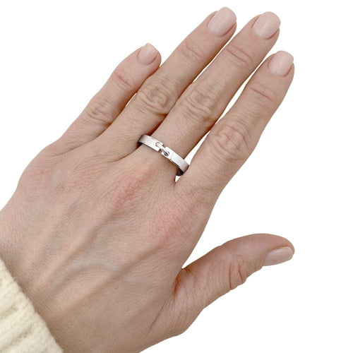 Bague 64 Bague Chaumet , "Liens évidence", or blanc. 58 Facettes 35333