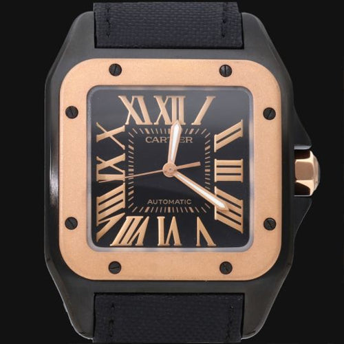 Montre Cartier Montre Santos 100 Xl Pvd 58 Facettes MT45684