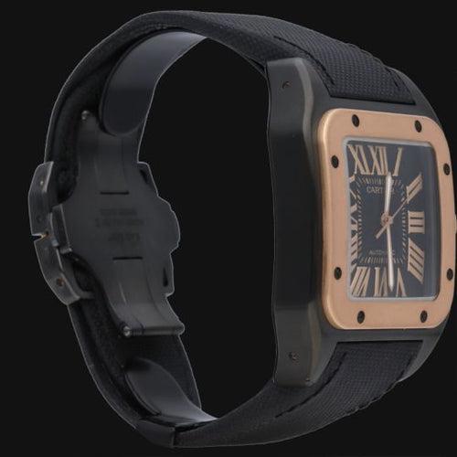 Montre Cartier Montre Santos 100 Xl Pvd 58 Facettes MT45684