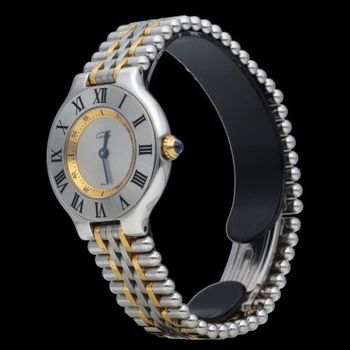 Montre Cartier Montre Must 21 Or Jaune 18K / Acier 58 Facettes MT45722