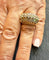 Bague 62 Bague ancienne ajourée en or jaune 18 carats, platine et diamants 58 Facettes ac12805