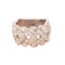 Bague 53 Bague bandeau ajourée en or blanc et diamants 58 Facettes 794120