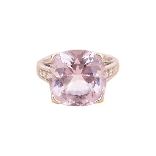 Bague 53 Mauboussin Gueule d’amour - Bague en or blanc 18 ct, diamants et quartz 58 Facettes 794152