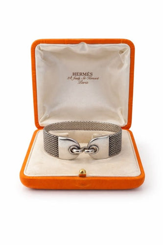 Bracelet Hermès - Bracelet souple en argent 800, Georges Lenfant 58 Facettes 58FC41