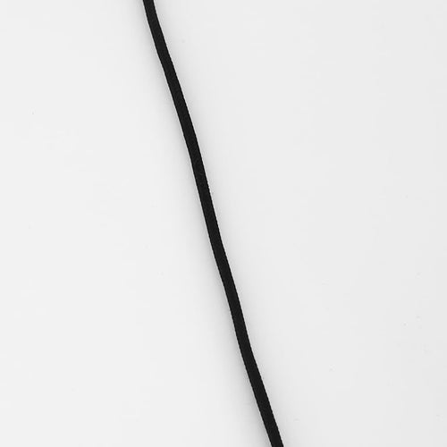 Pendentif Hermès - Chaîne d'ancre - Pendentif rond en argent et cordelière en coton noir 58 Facettes 58FC38