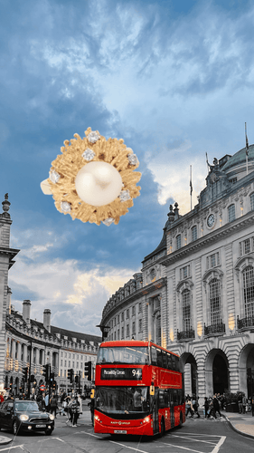 Bague 52 Andrew Grima - Bague dôme en or jaune 18 carats, perle et diamants 58 Facettes BS170