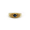 Bague 53.5 Bague en or jaune 750‰ au saphir et diamants 58 Facettes 260071R