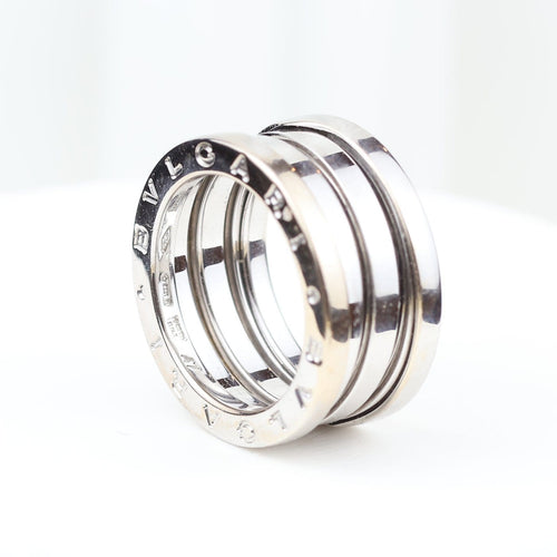 Bague 47 Bvlgari B.Zero1 - Bague en or blanc 18K 58 Facettes 138314B