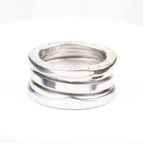 Bague 47 Bvlgari B.Zero1 - Bague en or blanc 18K 58 Facettes 138314B
