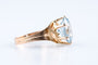 Bague 54 Bague topaze bleue en or blanc 18K 58 Facettes BGTOPOC613-107