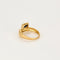 Bague 51.5 Bague Tressée en Or Jaune, Saphir de 1ct, Diamants 58 Facettes NAR0193