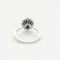Bague 53 Bague marguerite or blanc, émeraude et diamants 58 Facettes GU178