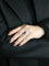 Bague 54 Bague Art Déco saphir Ceylan non chauffé 7,37 carats 58 Facettes 1180