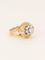 Bague 57 Bague fil or jaune diamants 58 Facettes 1233.2