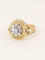 Bague 57 Bague fil or jaune diamants 58 Facettes 1233.2