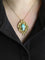 Pendentif Broche Pendentif or jaune turquoise matrix 58 Facettes 1221