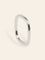 Bague 54 DINH VAN Alliance carrée or blanc 58 Facettes 1206.1BIS
