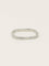 Bague 54 DINH VAN Alliance carrée or blanc 58 Facettes 1206.1BIS