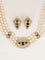 Boucles d'oreilles Parure REPOSSI collier de perles et clips saphirs émeraudes diamants 58 Facettes 1242.1