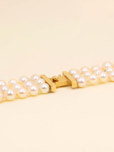 Boucles d'oreilles Parure REPOSSI collier de perles et clips saphirs émeraudes diamants 58 Facettes 1242.1