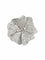 Bague 55 Bague fleur pavée de diamants en or blanc 750/1000 58 Facettes