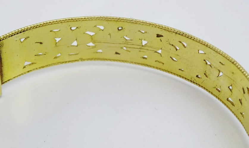 Bracelet Bracelet en filigrane marocain vintage en or jaune 18 carats 58 Facettes bracelet 1