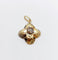 Pendentif Pendentif victorien en or 18k et diamant taille rose 58 Facettes A02334