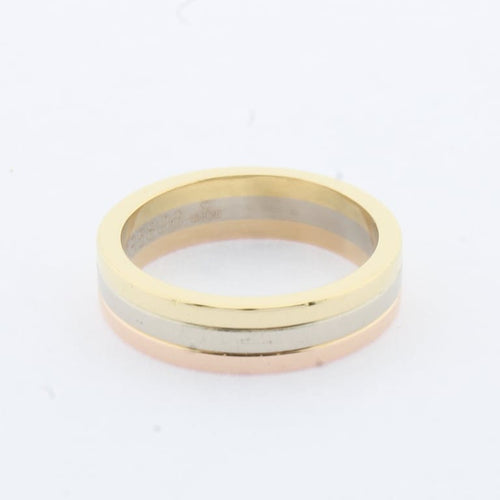 Bague 50 Cartier Trinity - Bague trois ors en or 18K 58 Facettes SN1