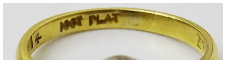 Bague 50 Bague Art déco vintage en or 18 carats, platine et diamant 58 Facettes ring 17