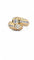 Bague 58 Bague Toi et Moi bombée en or jaune 18 carats et diamants 58 Facettes SKU