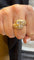 Bague 58 Bague Toi et Moi bombée en or jaune 18 carats et diamants 58 Facettes SKU
