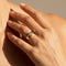Bague 55 Solitär-Ring - Bague en or jaune 14K diamant 0,52 ct 58 Facettes HJ250199
