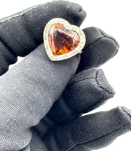Bague 59 Bague en platine - Tourmaline et diamants 58 Facettes 250257