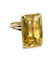 Bague 53 Bague vintage en or 18 carats et citrine 58 Facettes 240399