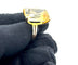 Bague 53 Bague vintage en or 18 carats et citrine 58 Facettes 240399