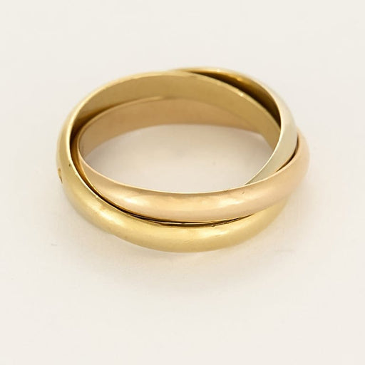 Bague 46 Cartier - Bague Trinity PM - en trois ors 58 Facettes B260690