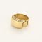 Bague 56 HERMES - Bague en or jaune et diamants 58 Facettes B250659