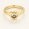 Bague 46.5 CHOPARD- Happy Diamonds - Bague en or jaune et diamant 58 Facettes B260054