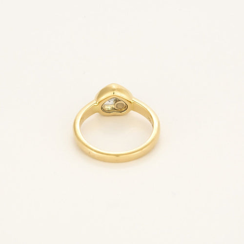 Bague 46.5 CHOPARD- Happy Diamonds - Bague en or jaune et diamant 58 Facettes B260054