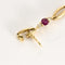 Bracelet Bracelet en or jaune ,rubis et diamants 58 Facettes B260107