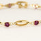 Bracelet Bracelet en or jaune ,rubis et diamants 58 Facettes B260107